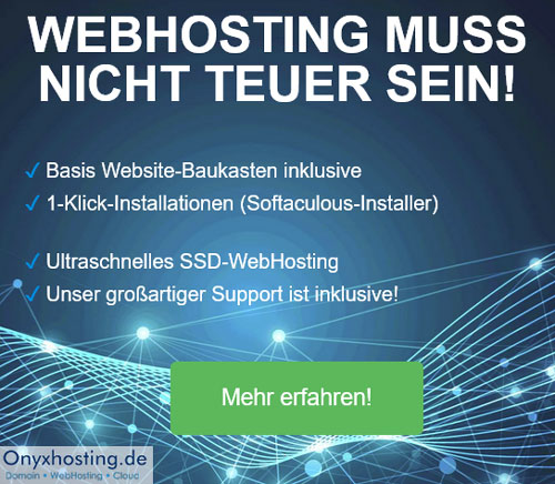 Webhosting für alle und zu super Preisen