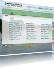 Screen Webseite Katalog